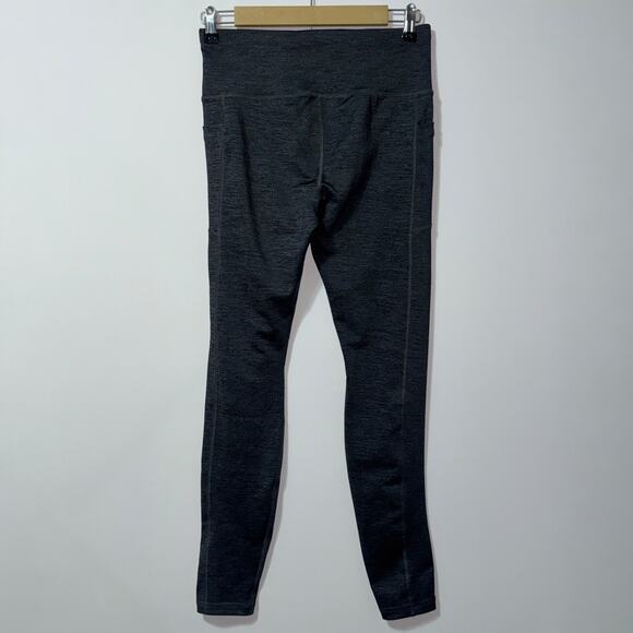 AVIA Women’s High-Waisted Leggings with Pockets - Size S (4-6) - Charcoal Gray - Picture 2 of 6